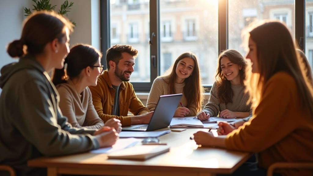 Vue aérienne du quartier Perrache à Lyon avec l'immeuble Convergence au centre
