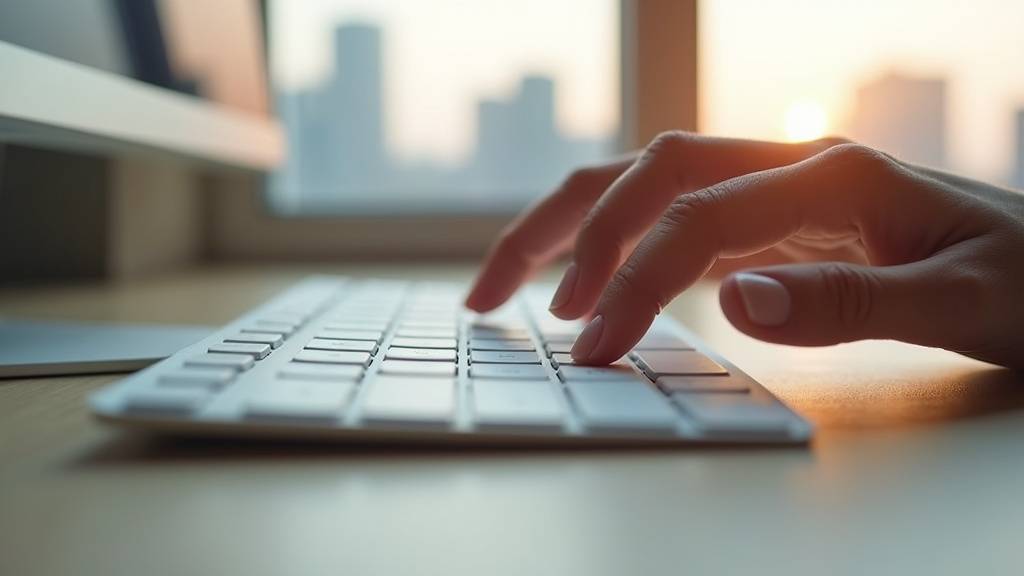 Écran de smartphone montrant le clavier avec accents