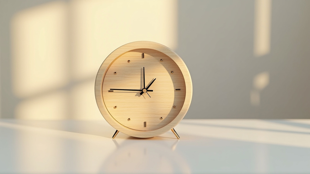 Horloge digitale affichant 22h22 dans un environnement mystique
